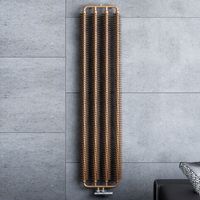 Terma Ribbon V Designer Radiator 1720 x 390mm Vertical Copper Central Heating
