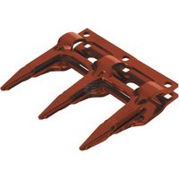 Dedo triple 14mm rojo SCHUMACHER 1650401