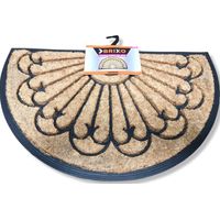 Felpudo de coco y vinilo puerta exterior 75 cm espesor 25 mm