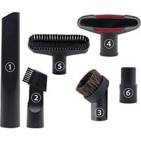 This is a set of vacuum cleaner accessories suitable for 32 mm and 35 mm nozzles, compatible with nozzles from brands such as Karcher, Rowenta, Hoover, Xoiture, Bosch and Miele.