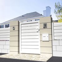 Portillon brise-vue L 1000 x H 1707 mm (Blanc satiné RAL9010)