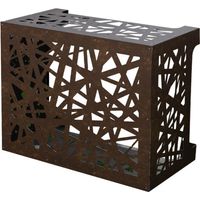 Cecipa – Housse de protection pour climatiseur extérieur – Film aluminium réfléchissant – Protection pluie et soleil – Dimensions 80 x 40 cm – Matériau imperméable