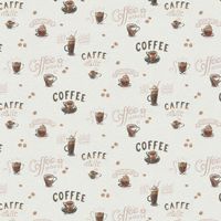 Erismann Coffee Cups Wallpaper Creme Brown Beans Kitchen Paste The Wall Vinyl