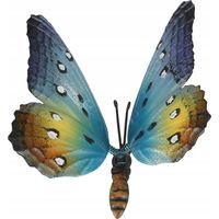 Figurine de jardin papillon sur bâton 70 cm