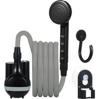 Camping tools Outdoor Portable Camping Shower Outdoor/Indoor Electric,Black