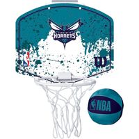SET MINICANASTA WILSON NBA TEAM MINI HOOP HORNETS