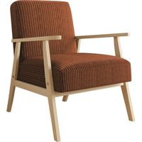 Sillón Clovis 100, Poso 39, 76x59x67cm, Tapiz, Patas: Madera, 0