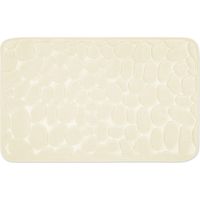 WOHNDIRECT Tapis de bain en mousse à mémoire de forme LONDON - 1 pièce 50x80 cm, crème