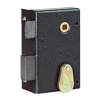 Vertikales Schloss 147 mit Riegel 1/2-tourig JPM 70 mm - Links - 147000-02-2A