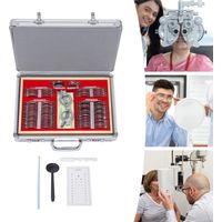 104 x Trial Lens Testlinsen-Set Kunststoffrand-Optometrie Trial Lens Kit
