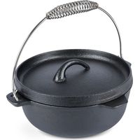 Casserole en fonte pour barbecue, chaudron, Ø 25 cm