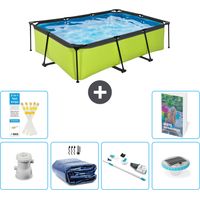 Exit-toys Piscine Exit Rectangulaire - 220x150x65 cm - 7-pièces S204
