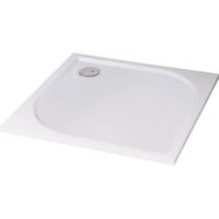 ONDEE ZEN - Receveur de douche HESTIA - 80x100cm - Résine - Blanc - Extra-plat - Antidérapant