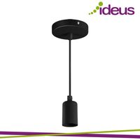 UNO E27 APPLIQUE A SOSPENSIONE BLACK