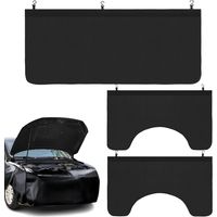 Tapis de protection d'aile, 3 pièces de réparation automobile couverture magnétique voiture, grand format aile de voiture universel pour voitures ou SUVs