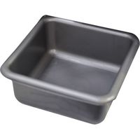 Quadratische Schüssel 29cm 5,5l Silber – Aluminium und Kunststoff