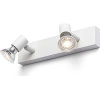 Faretto TRICA II da parete bianco 230V GU10 2x25W