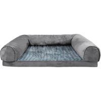 Skylos Orthopedic Pet Calming Bed Extra Large Foam Plush Dog Nest Mattress Mat
