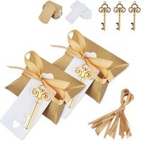 Lot de 50 décapsuleurs en forme de clé vintage cadeau mariage invité - une fête, un mariage, un banquet - Doré - Carte vierge cadeaux invites mariage