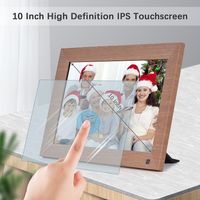 Andoer 10 Inch WiFi Digital Photo Frame Smart Digital Picture Frame Wall Mountable 1280800 IPS Touc