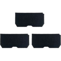 Trade-Shop Schwammfilter für Elektra Bregenz 7188881200 7188281200 7184981100 7184981200 7180682400 7180481900 7180682500, V-Zug 7180681500 7180681600 - 3 Stück