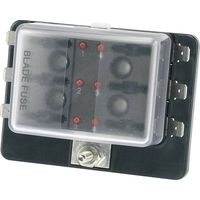 TRU COMPONENTS TC-R3-76-01-3L106 Porte-fusible pour automobile avec affichage du statut Adapté pour (fusibles) fusible plat standard 30 A 32 V/DC 1 p S667711