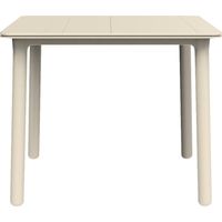 Table carrée extérieur 90x90 ivoire NOA garbar
