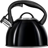 Smile MCN13/C Wasserkessel Induktion Flötenkessel Alle Herdarten 3L,Edelstahl Cool-Touch-Griff Noir