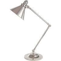 Elstead Provence - Lampada da tavolo 1 luce nichel lucido, E27