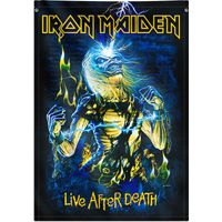 Grupo Erik: Wall Scroll Iron Maiden Poster tela da parete Iron Maiden, 70 x 100 cm, resistente e facile da appendere - Iron Maiden Gadget, Iron Maiden Poster