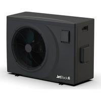 Pompe à chaleur piscine poolex jetblack full inverter wifi 7kw pour piscines jusqu'à 45 m³