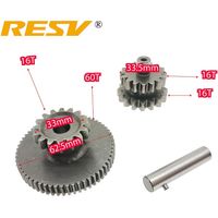 Passend für HONDA CG125 CG200 CG250 Anlassergetriebemotor Zähne 18T 16T 17T 49T 60T 62T (16T 60T 16T 16T)