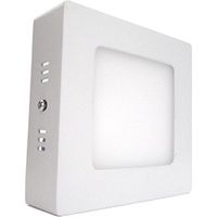 Plafoniera Faretto Led Da Soffitto Muro Parete Quadrata 6W Bianco Neutro 120x120mm