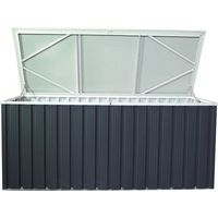 Tepro Metall-Gerätebox 170 x 70 cm Stahl Aufbewahrungsbox Auflagenbox Gartenbox