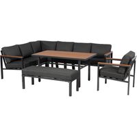 Gardissimo Alu Garten Ecklounge / Sitzgruppe "Norento"