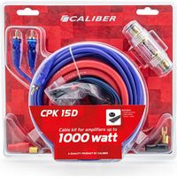 KIt de Câbles Audio pour Amplificateur de Voiture – Câble pour Subwoofer 1000 Watt – Jeu de 4 Câbles – 5 Mètres (CPK15D)