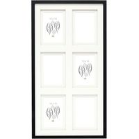 Deknudt S65KK2 schwarz 6x10x15 Holz Galerie doppeltes Passepar.