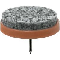 TOPE SILENCIOSO FIELTRO MARRÃN 20MM (100U)