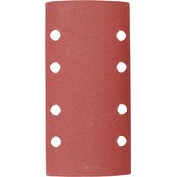 TIMCO 1/3 Sanding Sheets 180 Grit Red Punched - 93 x 185mm