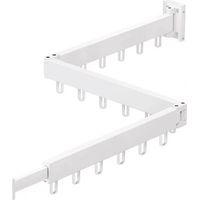 Perchero de pared retráctil, ahorra espacio, plegable, ideal para lavandería, balcón, guardarropa y dormitorio, color blanco.