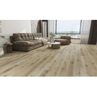 Sol PVC - Lames PVC clipsable avec sous-couche intégrée- GARANTIE 20 ans- Épaisseur 5,5 mm - Imitation chêne clair - Dimensions L 122 cm x l 23 cm