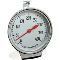 Thermomètre de four, thermomètre de four, thermomètre de four, thermomètre intérieur, thermomètre de four, thermomètre numérique, pour la cuisson, le barbecue et la cuisson (0 400 °C)-Crezuo