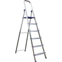 SVELT ESCALERA ALUMINIO TIJERA DOMESTICA 4 PELDAÑOS 1.00