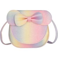 Sac à bandoulière pour petites filles, sacs à main en PU avec nœud d'oreille de souris mignon,