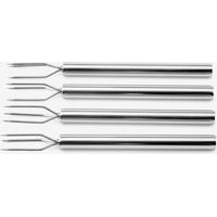 Weis - Set di 4 forchette per Patate bollite, in Acciaio Inox, Argento, 13 x 5 x 2 cm