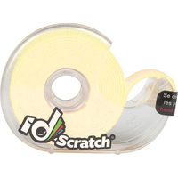 ID-Scratch Klettband - Rolle 2m x 2cm - weiße Farbe