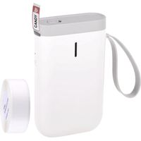 Label Maker Machine Portable Thermal Label Printer Handheld Name Price Sticker Printer Pocket Size B-1 Roll Thermal Paper-White