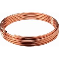 Ring aus geglühtem Kupfer Durchmesser 18, 10 Meter