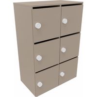 Casier de rangement à serrure avec fente Quadre
