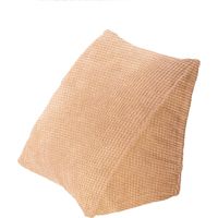 Triangle Pillow Comfortable Reading Pillow With Zip Pocket Triangle Wedge Bolster Small Back Support